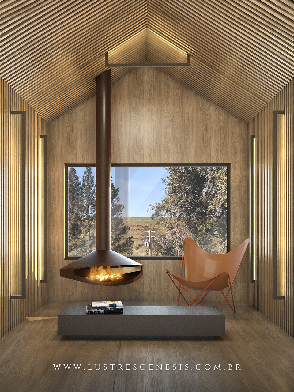 Arandela LED Decorativa Cuadro para Muros e Fachadas